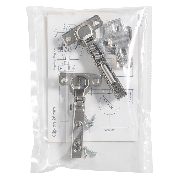 Load image into Gallery viewer, Mack 1071150 - 2 inboorsch. clip on soft cl. 26mm 110° opliggende deur | 5 stuks