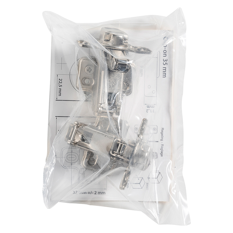 Load image into Gallery viewer, Mack 1071152 - 2 inboorsch. clip on soft cl. 35mm 165° opliggende deur | 5 stuks