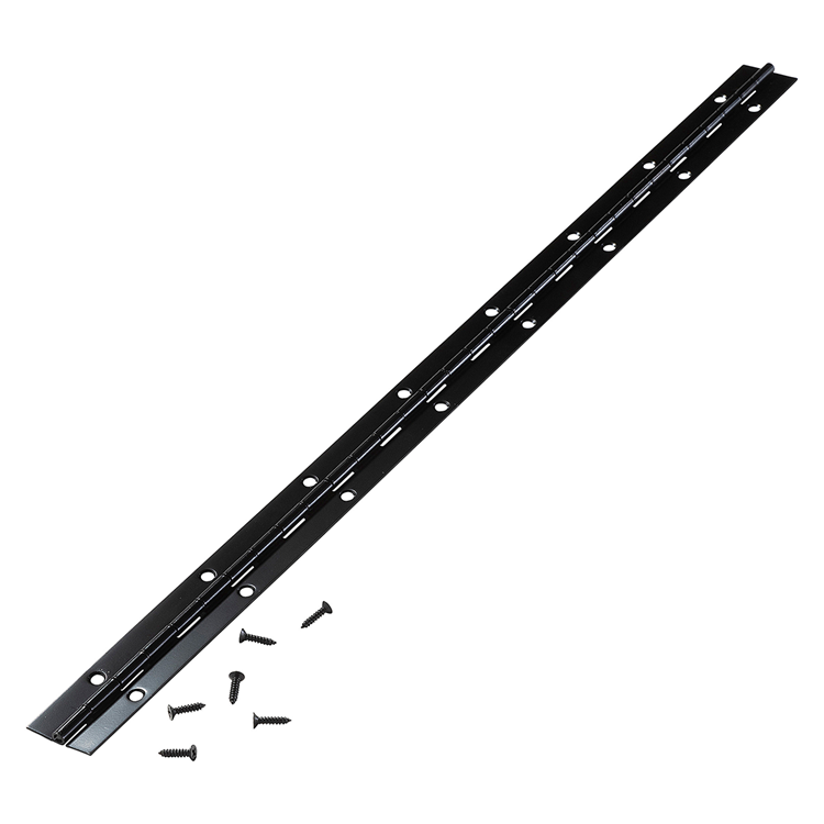 Load image into Gallery viewer, Mack 1071201 - piano scharnier zwart l 48 cm x 28 mm | 6 stuks