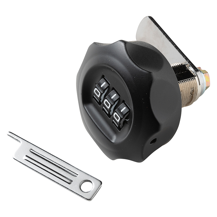 Load image into Gallery viewer, Mack 1071219 - brievenkast cijferslot zwart rond | 3 stuks