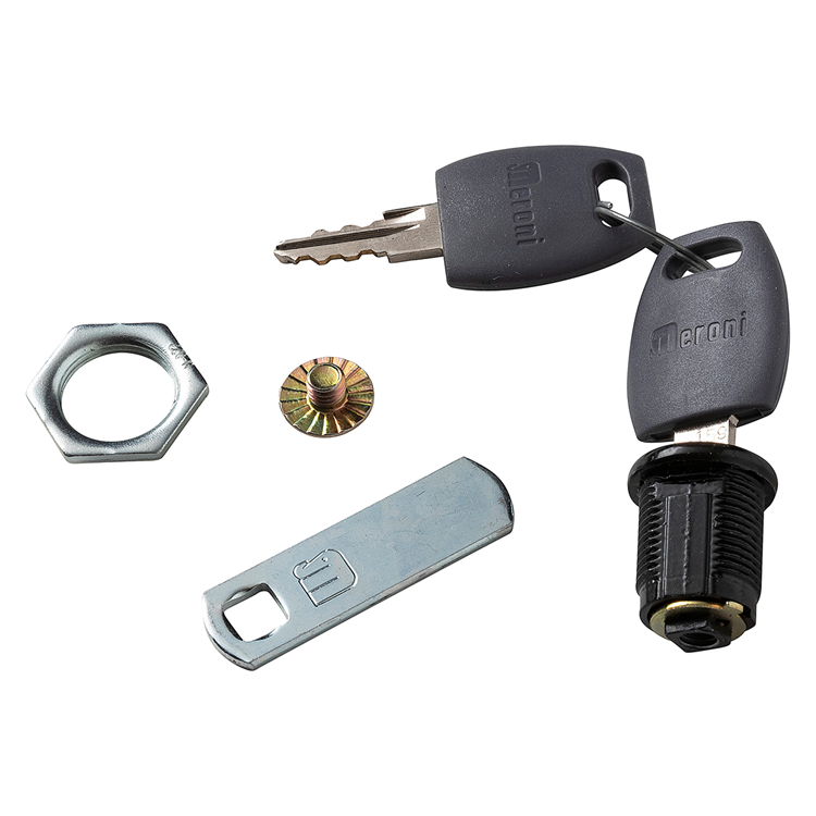 Load image into Gallery viewer, Mack 1071220 - brievenkastslotje zwart 16mm | 5 stuks