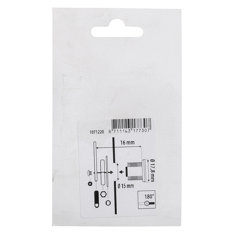 Load image into Gallery viewer, Mack 1071220 - brievenkastslotje zwart 16mm | 5 stuks