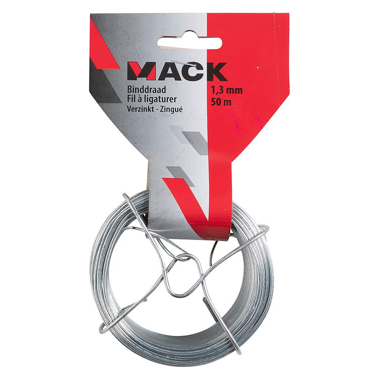 Load image into Gallery viewer, Mack 1072132 - binddraad verzinkt 1,3mm 50m type 8 | 5 stuks