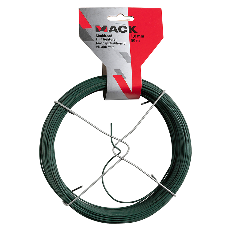 Load image into Gallery viewer, Mack 1072408 - binddraad groen geplast. 1,8mm 50m type 12 | 5 stuks