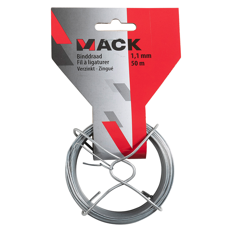 Load image into Gallery viewer, Mack 1072131 - binddraad verzinkt 1,1mm 50m type 6 | 5 stuks