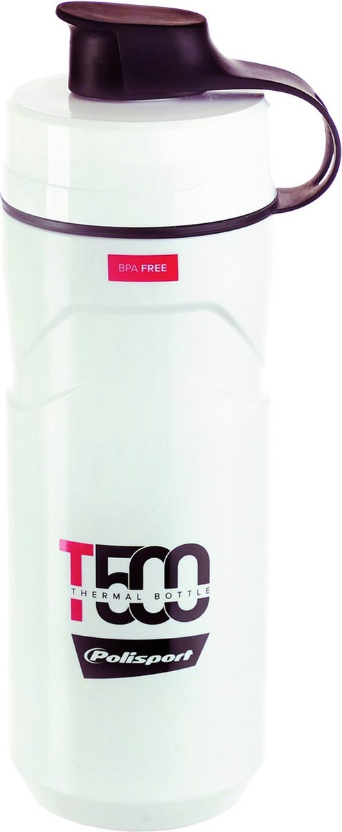Load image into Gallery viewer, Polisport Bidon Thermal T500 500ml white-red