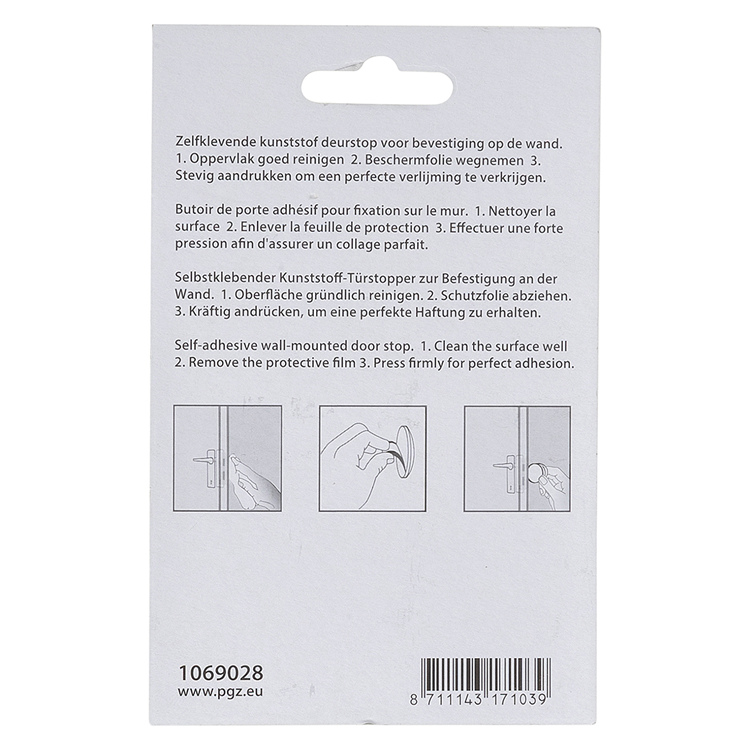 Load image into Gallery viewer, Mack 1069028 - deurstop zelfklevend zwart ø 60 mm 2 st pcs | 6 stuks