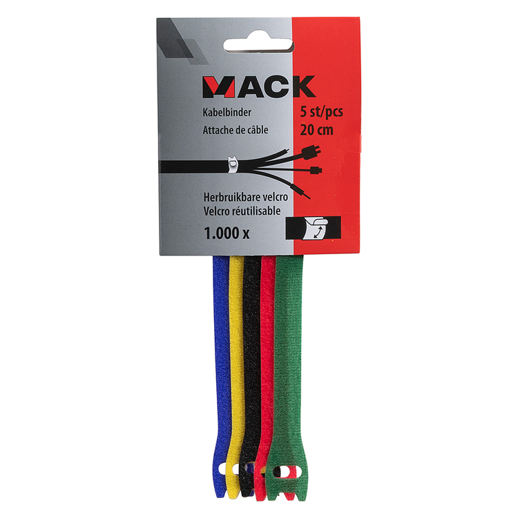 Load image into Gallery viewer, Mack 1072137 - kabelbinder 5st 12mm 20cm | 5 stuks