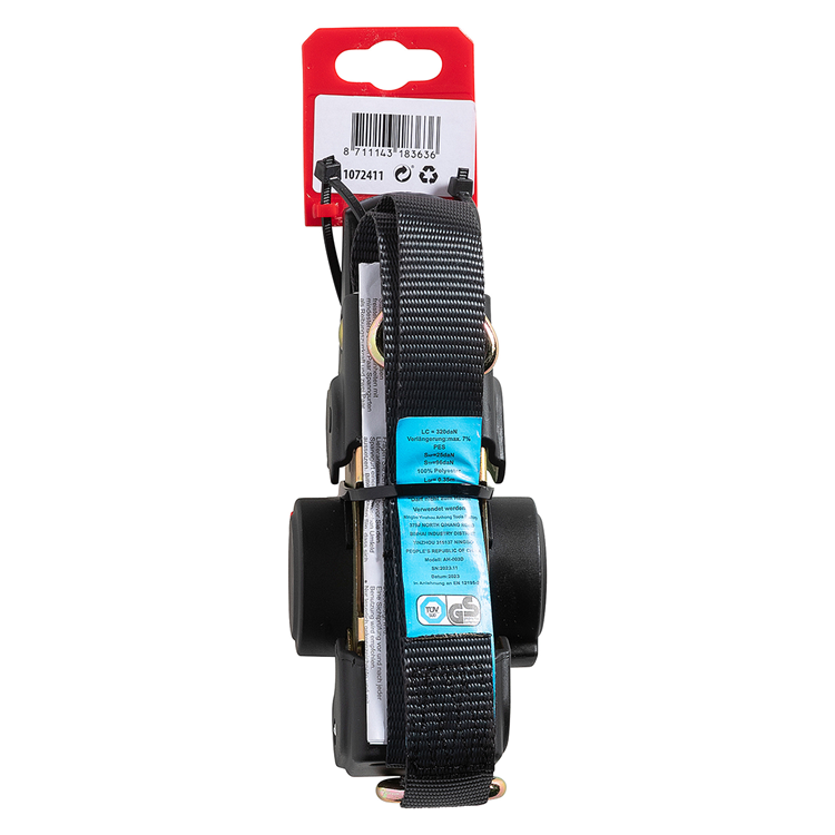Load image into Gallery viewer, Mack 1072411 - automat.oprolbare spangordel 25mm - 3,5m | 3 stuks