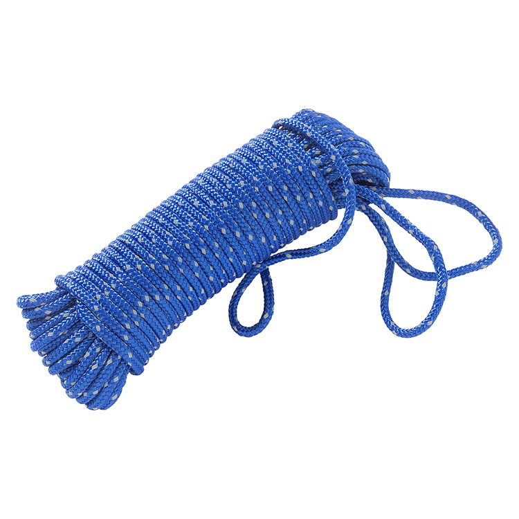 Load image into Gallery viewer, Mack 1072114 - pp gevlochten touw blauw 4mm 15m reflecterend | 5 stuks