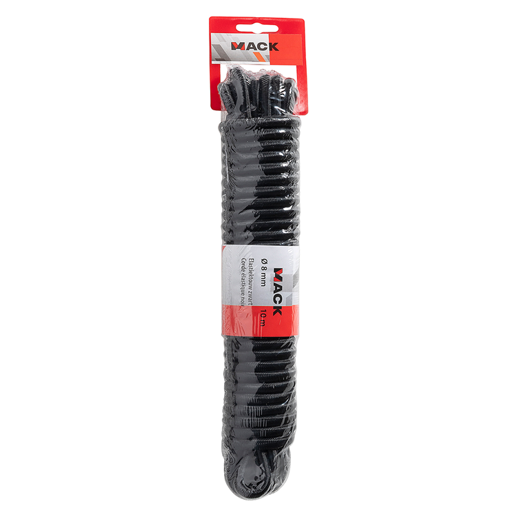 Load image into Gallery viewer, Mack 1072120 - elastiektouw zwart streng 8mm 10m | 5 stuks
