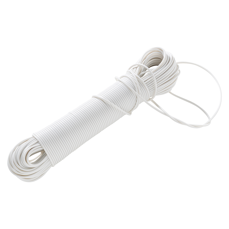 Load image into Gallery viewer, Mack 1072121 - waslijndraad pp wit streng 3mm 60m met staaldraad kern | 5 stuks