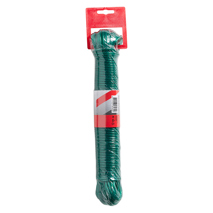 Load image into Gallery viewer, Mack 1072122 - waslijndraad pp groen streng 3mm 40m met staaldraad kern | 5 stuks