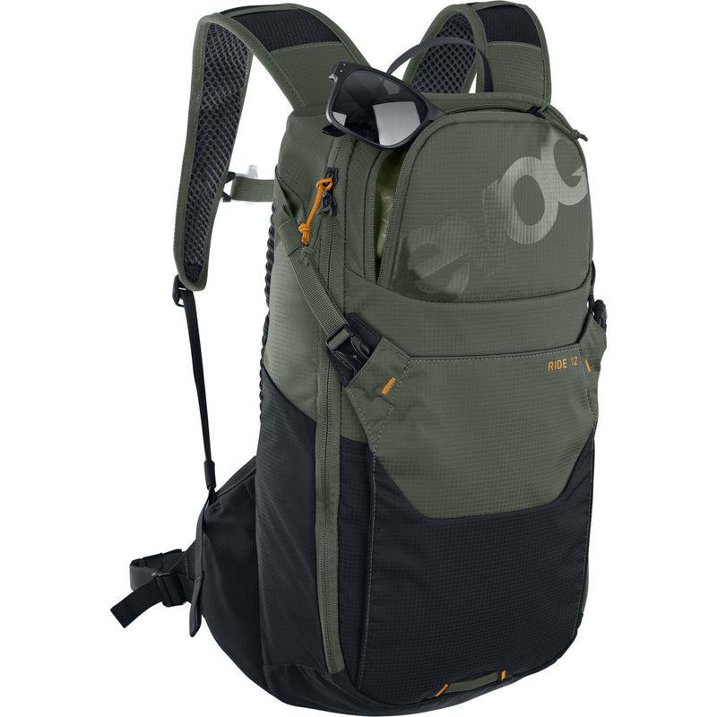 Load image into Gallery viewer, Evoc - ride 12 + hydr bladder 2 dark olive black 12l + 2l