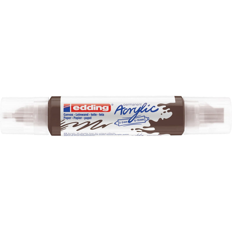 Load image into Gallery viewer, Edding 5000 • acrylic 3d doubleliner chocoladebruin
