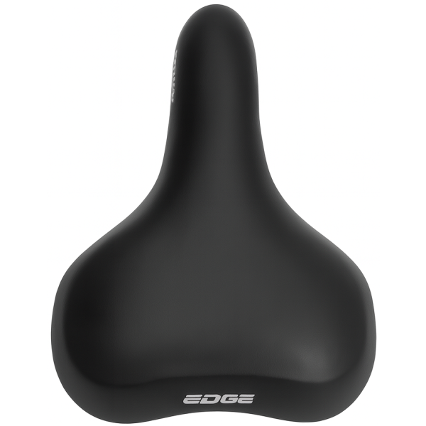 Load image into Gallery viewer, Fietszadel Edge Towny met memory foam - zwart