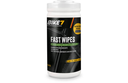 Afbeelding laden in galerijviewer, Bike7 - fast wipes pot met 70 doekjes inclusief microvezel poetsdoek