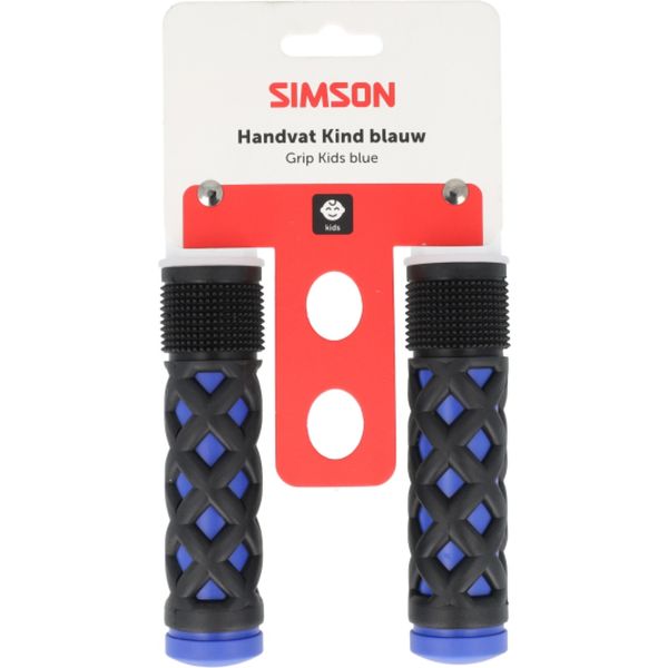 Load image into Gallery viewer, Simson handvatten kinder blauw-zwart