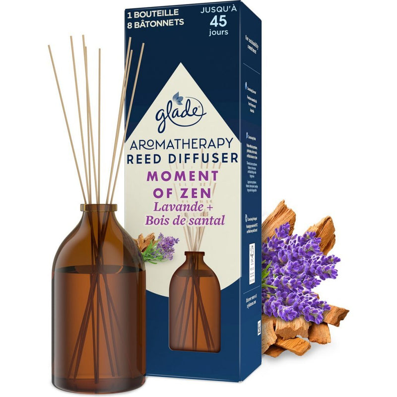 Load image into Gallery viewer, Overige merken glade aromatherapy moment of zen geurstokjes lavender sandalwood 80 ml