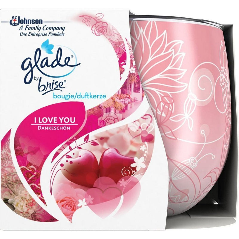 Afbeelding laden in galerijviewer, Brise glade by i love you geurkaars in decoratief glazen potje 120gr.