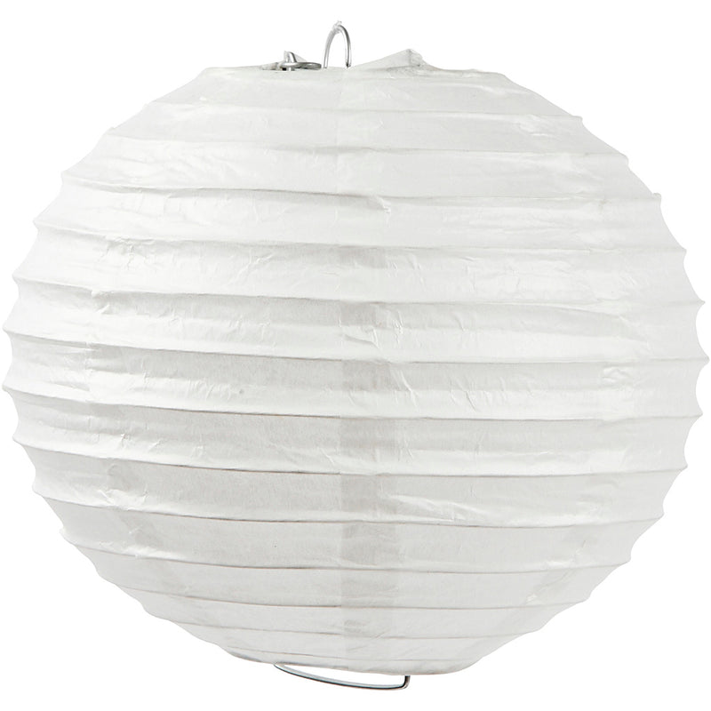Load image into Gallery viewer, Creativ company http: www.cchobby.nl rijstpapier-lamp-rond-d-35-cm-wit-1-stuk