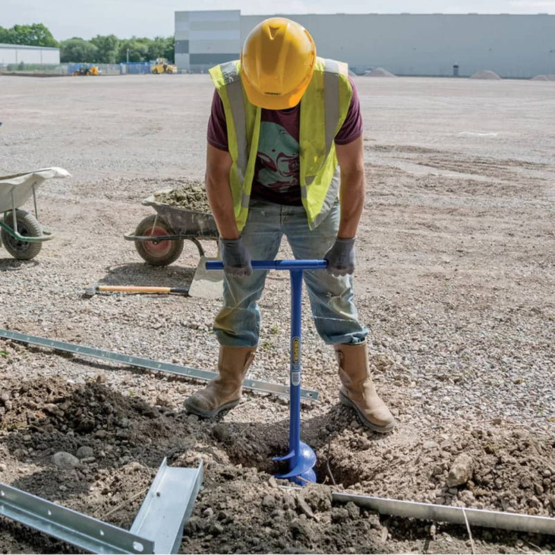 Load image into Gallery viewer, Draper tools paalgatgraver met grondboor 1070x155 mm blauw 24414