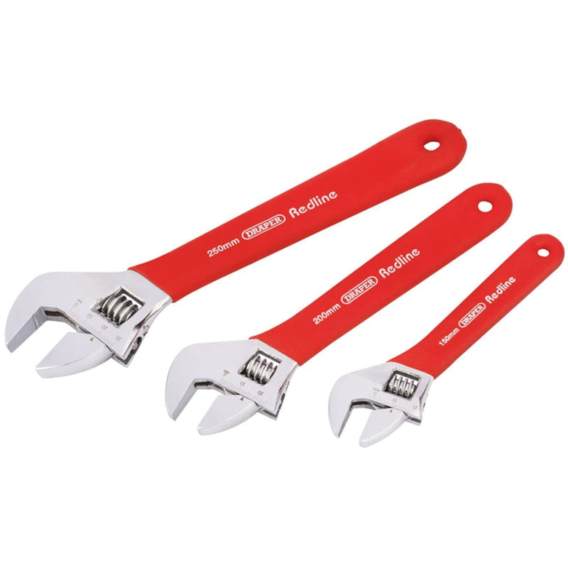 Load image into Gallery viewer, Draper Tools Draper Tools Redline Verstelbare moersleutel set 3-dlg 67634