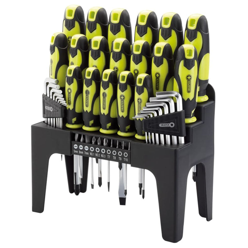 Load image into Gallery viewer, Draper Tools Draper Tools Schroevendraaier, inbus en bit set 44-delig groen 78619