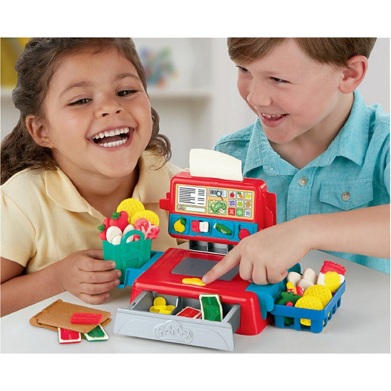 Load image into Gallery viewer, Play-doh kassa + 4 potjes klei + geluid
