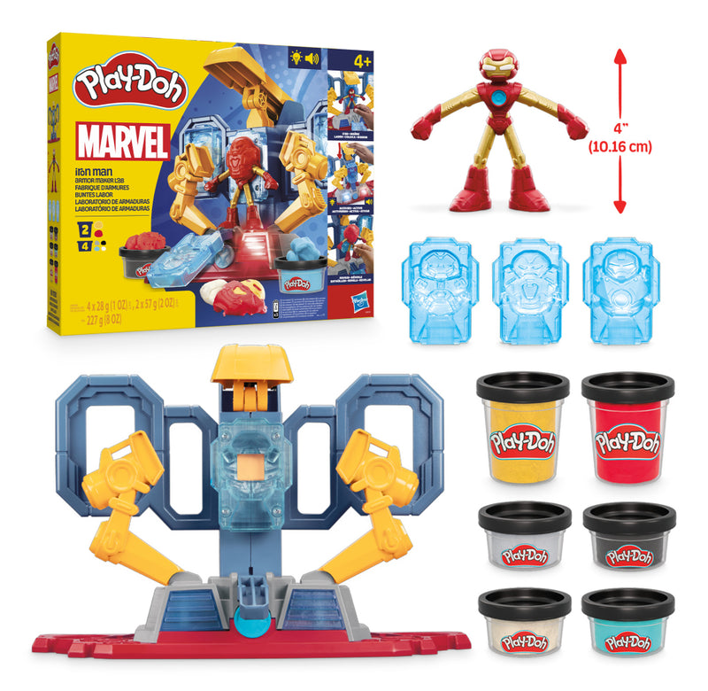 Load image into Gallery viewer, Play-doh iron man armor maker lab