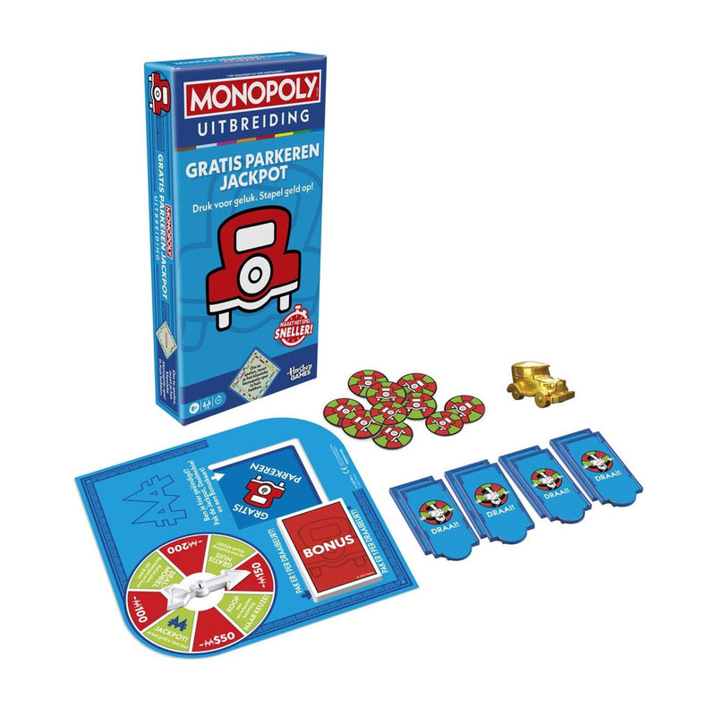 Load image into Gallery viewer, Hasbro monopoly gratis parkeren jackpot uitbreiding