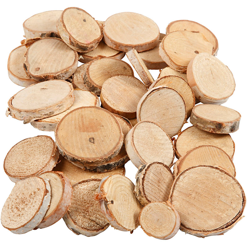 Load image into Gallery viewer, Https: www.cchobby.nl houtmix-d-25-45-mm-dikte-7-mm-ca-140-stuk-600-gr-1-doos