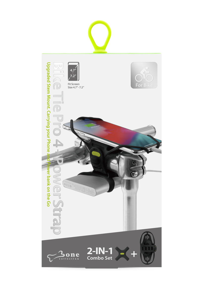 Load image into Gallery viewer, Bone collection Universele telefoonhouder Bike Tie Pro4 + Strap Black