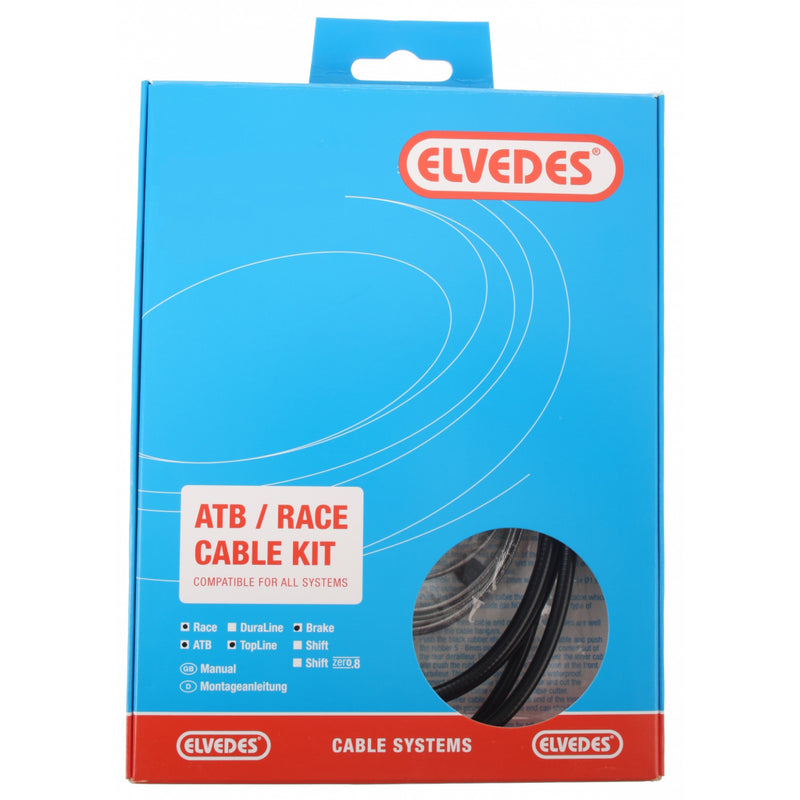 Load image into Gallery viewer, remkabel set universeel 2015009 zwart 8-delig