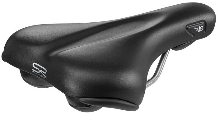 Afbeelding laden in galerijviewer, Fietszadel Selle Royal Rio Plus City Men - zwart