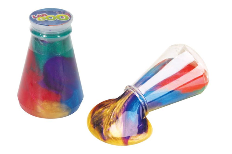 Load image into Gallery viewer, Regenboog slime in fles. 3+