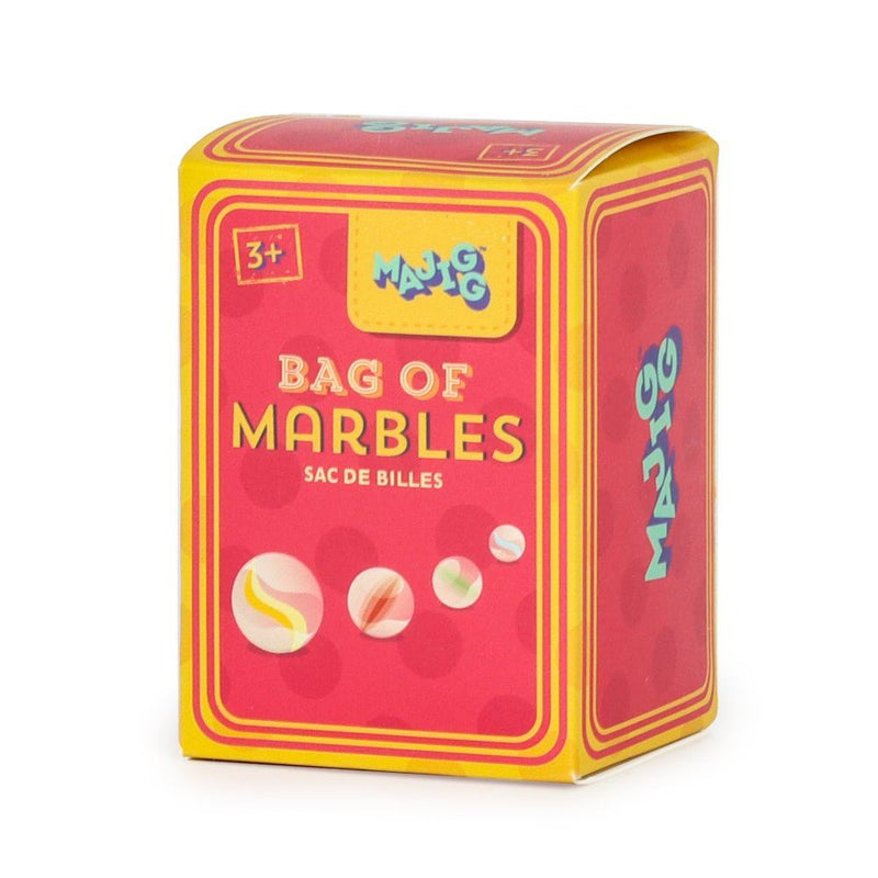 Load image into Gallery viewer, Retro zak met knikkers. 12 stuks. 3+