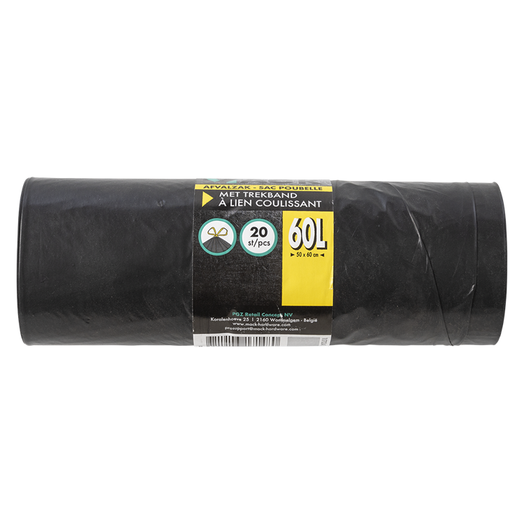 Load image into Gallery viewer, 1070341 - afvalzak met trekband 60l 20st | 15 stuks