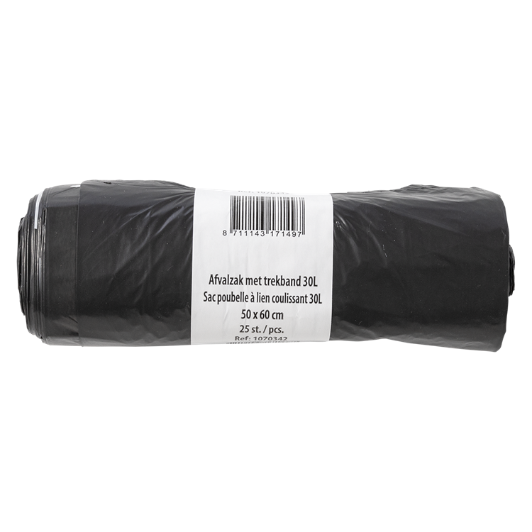 Load image into Gallery viewer, 1070342 - afvalzak met trekband 30l 25st | 15 stuks