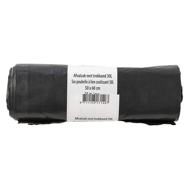 Load image into Gallery viewer, 1070342 - afvalzak met trekband 30l 25st | 15 stuks