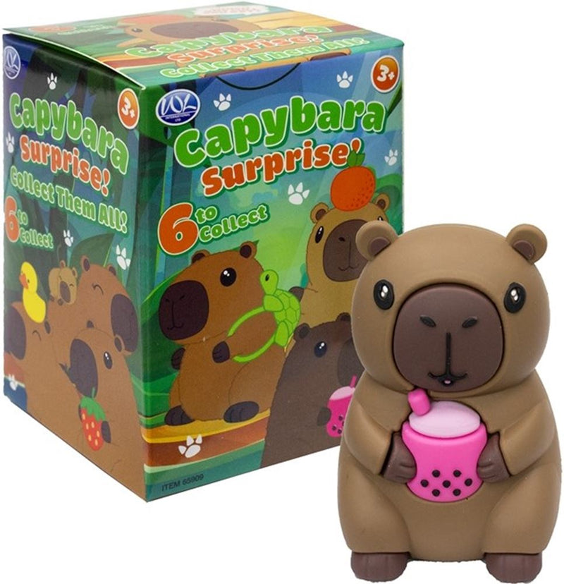 Afbeelding laden in galerijviewer, Capybara 8 cm in blindbox. 6 assorti in