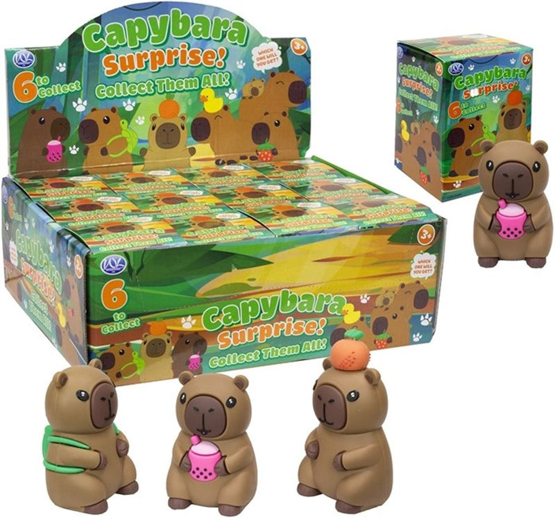 Afbeelding laden in galerijviewer, Capybara 8 cm in blindbox. 6 assorti in