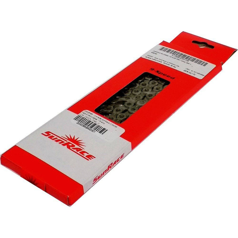 Load image into Gallery viewer, Sunrace CNM94 - Ketting 9-speed 116L - Grijs