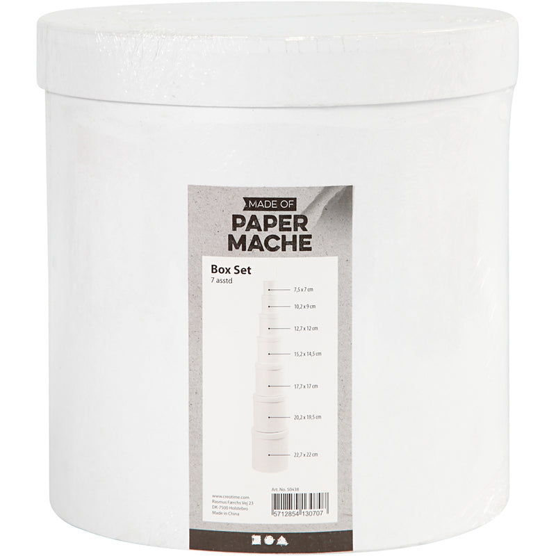 Load image into Gallery viewer, Creativ company ronde dozen wit, 7st.