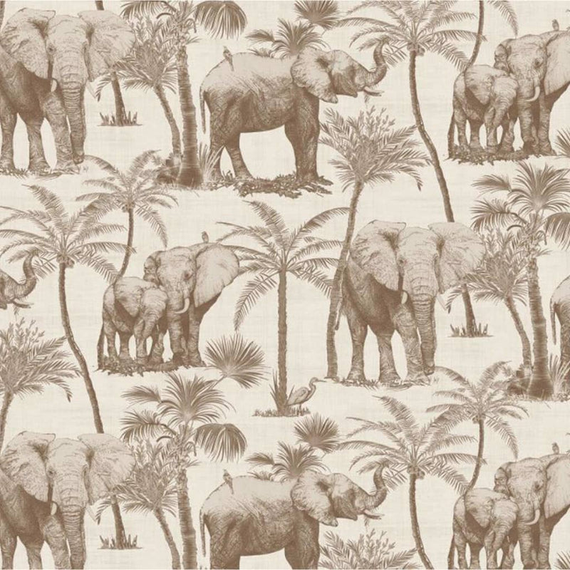 Load image into Gallery viewer, DUTCH WALLCOVERINGS DUTCH WALLCOVERINGS Behang Elephant Grove beige