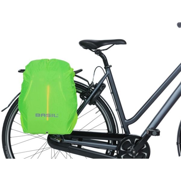 Load image into Gallery viewer, Basil B-Safe Commuter Nordlicht - compacte fietsrugzak voor elektrische fiets - 13L - zwart