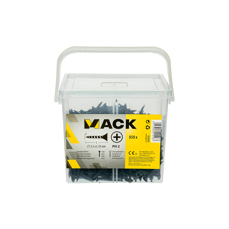 Load image into Gallery viewer, Mack 1020285 - box gipsplaatschroeven 3,5 x 35 mm 850 st | 6 stuks