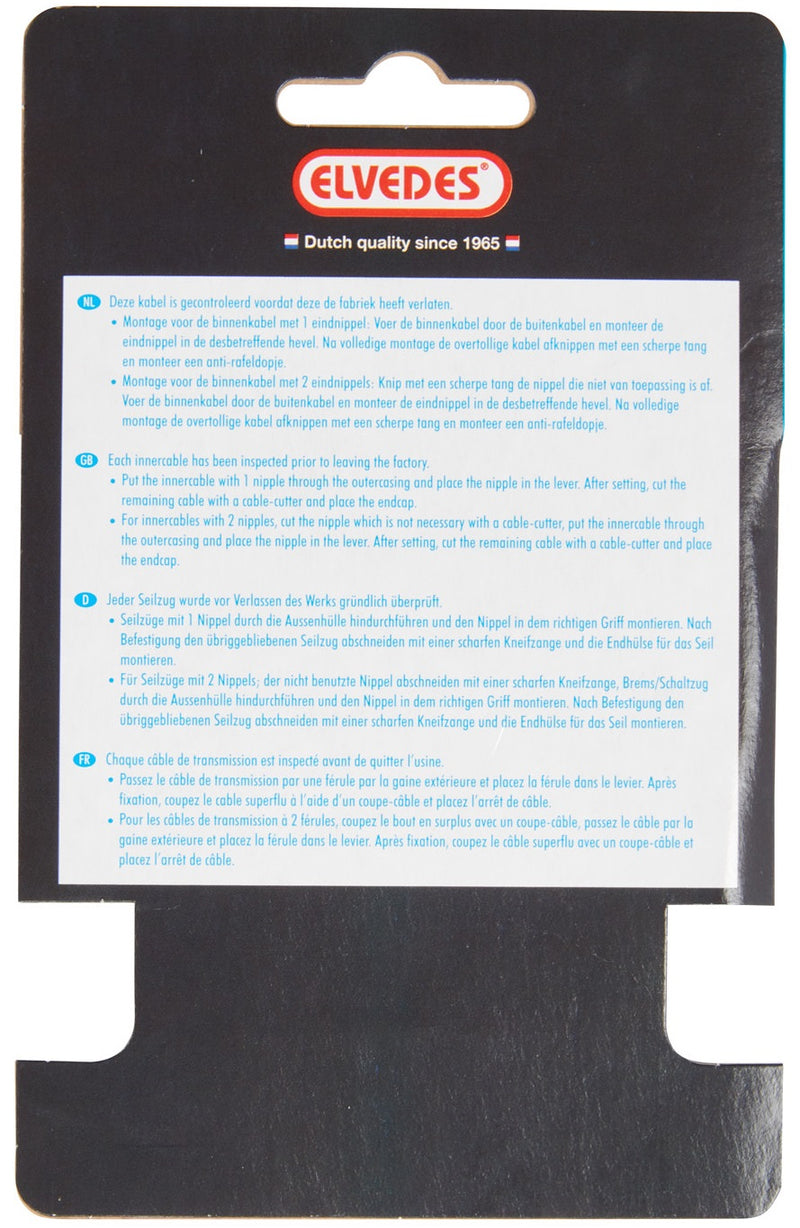 Load image into Gallery viewer, achterrem binnenkabel 3000 mm tonnippel zilver