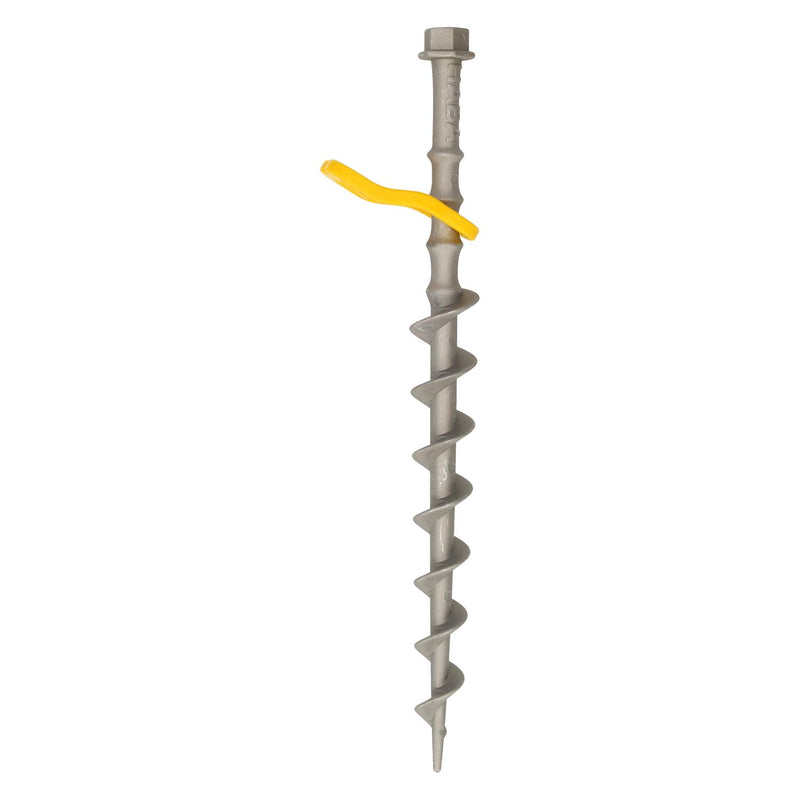 Afbeelding laden in galerijviewer, Alu-camp complete set schroefharingen 31cm (set van 4) - inclusief adapterstuk en moersleutel