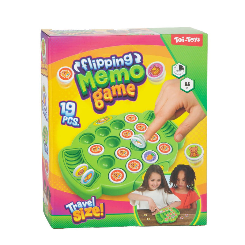 Afbeelding laden in galerijviewer, Toi-toys games geheugenspel -memo flip over- 18st+bord 2ass